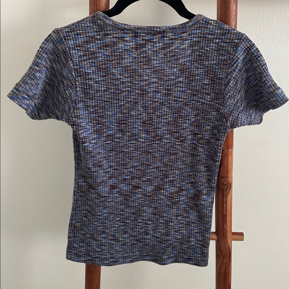 Vintage ribbed knit tee - Picture 6 of 7